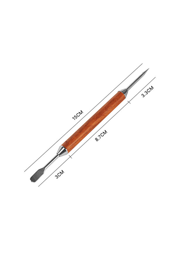 1 LMETJMA Coffee Latte Art Pen Stainless Steel Spice Cappuccino Pull Needle Latte Coffee Decorative