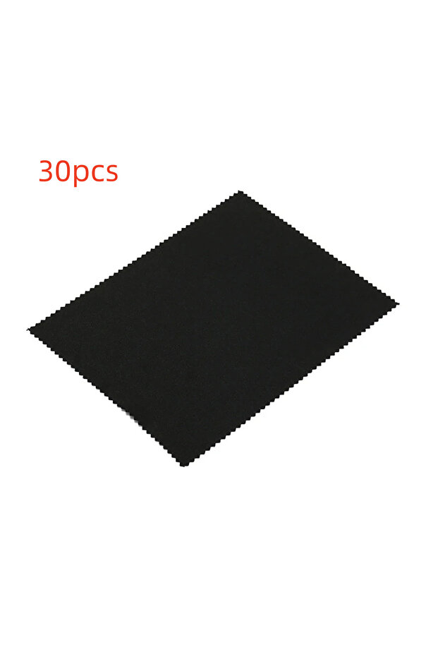 cloth black 30pcs Black/Gray Microfiber Cleaning Cloth 15x15cm for Sunglasses Eyeglasses Lens Access