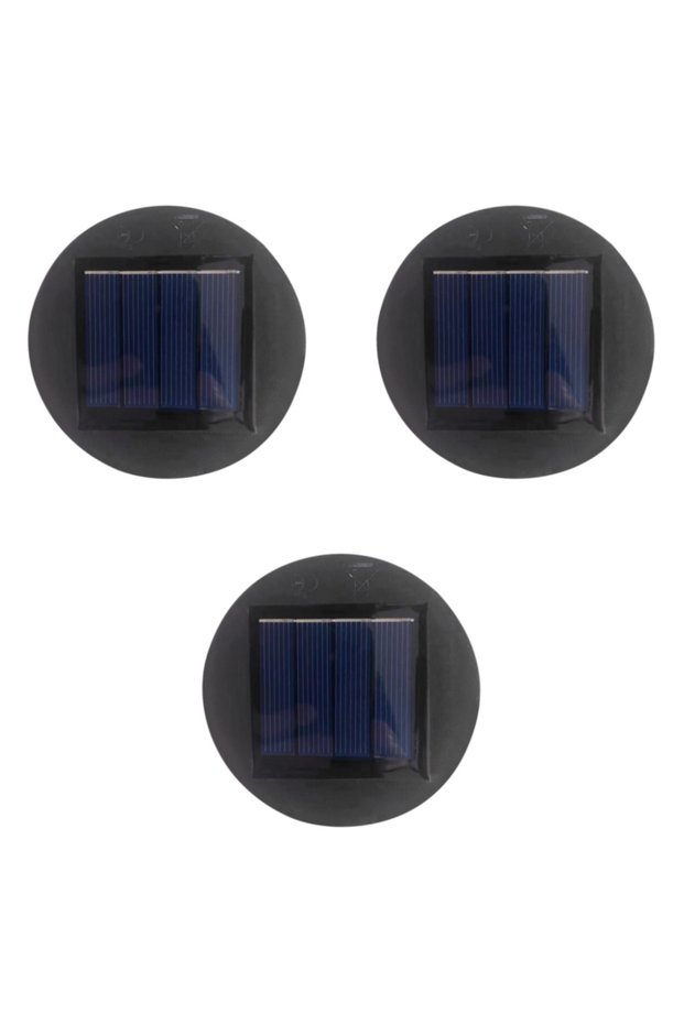3PCS 1-4PCS 8CM Solar Light Replacement Top 1.2V Waterproof LED Solar Panel Lantern Lid Light Solar
