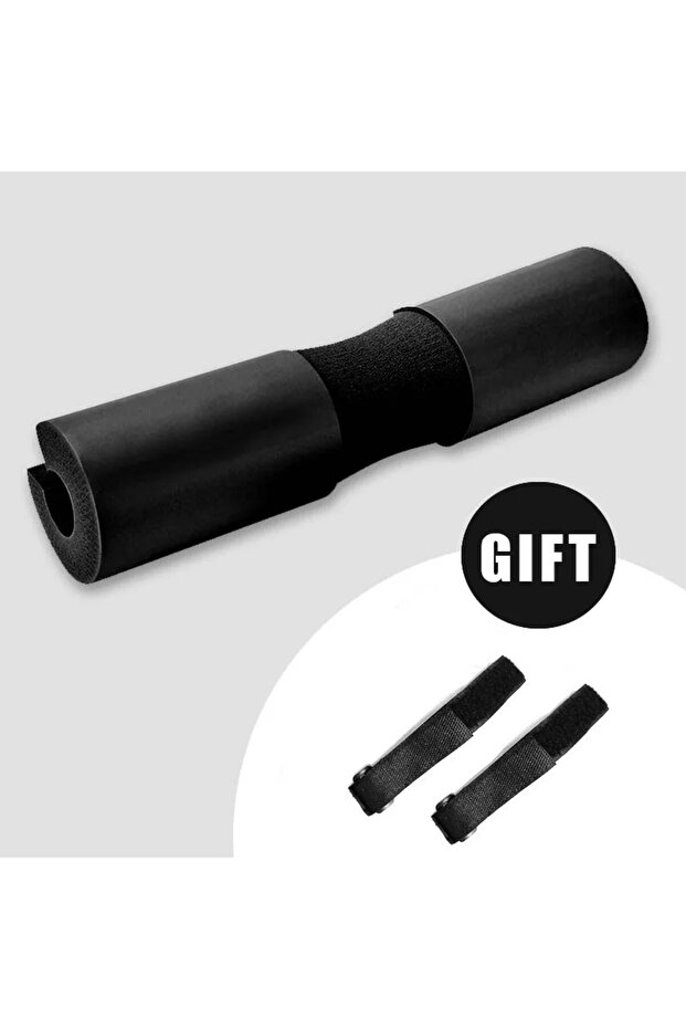 Black Barbell Shoulder Pads Thickened Non-slip Gym Fitness Weightlifting Squat Dumbbel Neck Support
