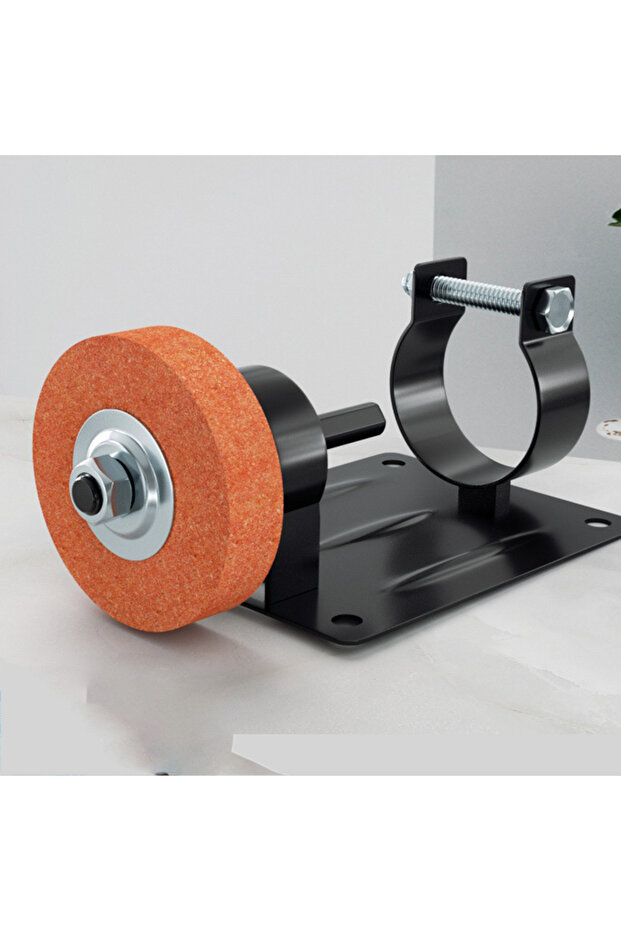 orange Manual Electric Drill To Grinder Sander Converter Head Kit Grinding Stone Polishing Wheel Cut