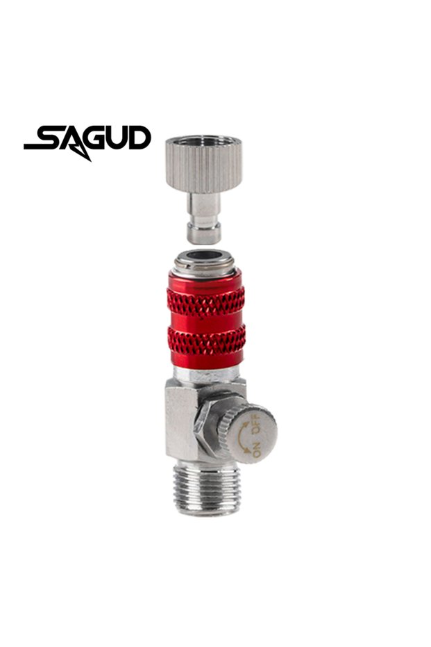 SD-405R Airbrush Quick Disconnect Accessories 1/8 Quick Realse Fitting Adapter with 4 Extra Quick C