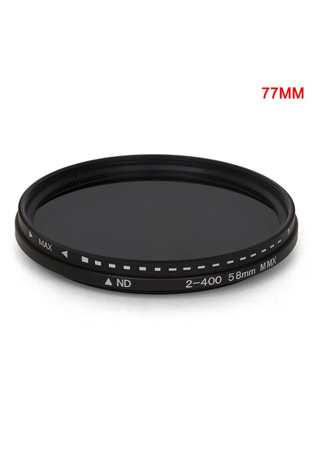 77MM Adjustable Fader Variable ND Filter ND2 to ND400 Neutral Density for Camera Lens Filtro ND 37/4