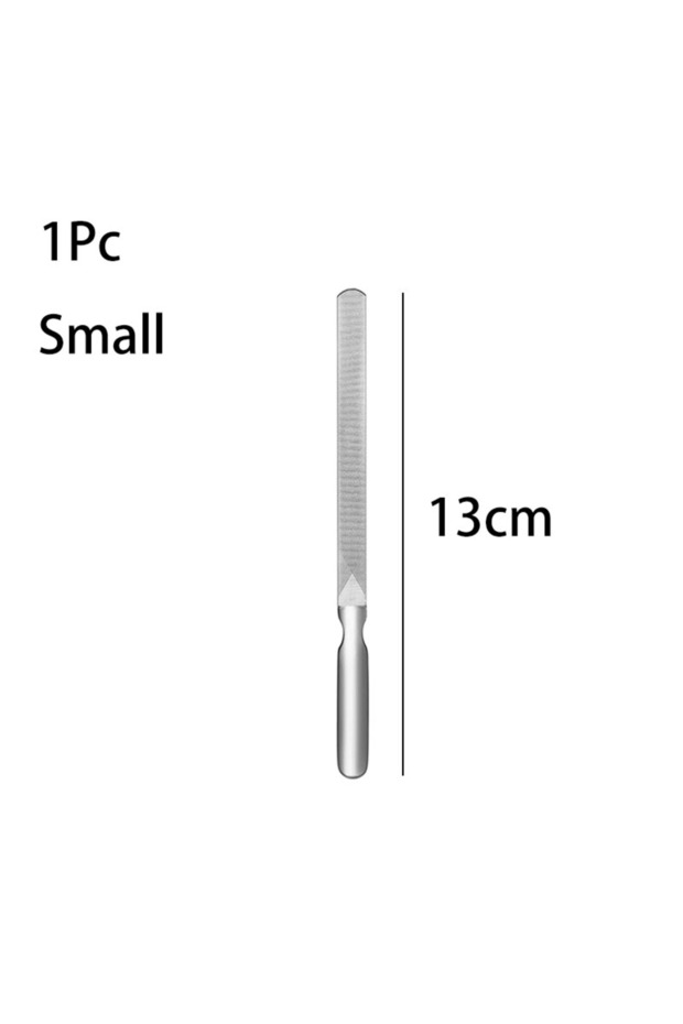 Small 1/2Pcs Professional Nail File Stainless Steel Polishing Block Sanding for Nail Nailfile Manicu