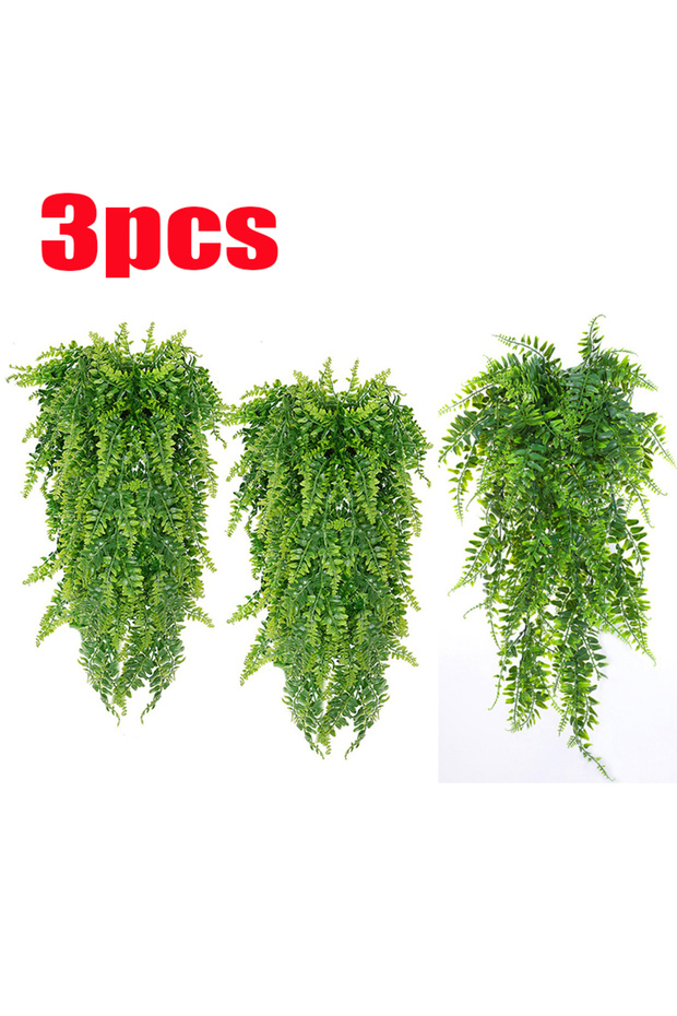 1PCS 3/1pcsArtificial Plant Vine Home Decoration Hanging Plastic Leaf Grass Garland Outdoor Wedding