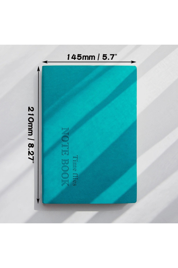Cyan notebook A5 Grid Notebook A5,Travelers Journals School Office Meeting Record 80GSM/264 Pages Ch
