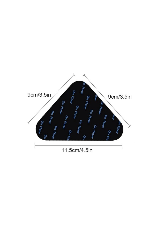 triangle 12pcs 12PCS Carpet Non-slip Sticker Reusable Water Proof Anti Curling Carpet Patch Fixed St