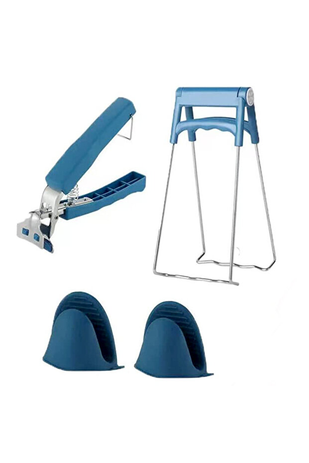 4pcs 4PCS Bowl Clip Gripper Clips Retriever Tongs for Lifting Hot Dishs Bowl Pot Pan Plate from Inst