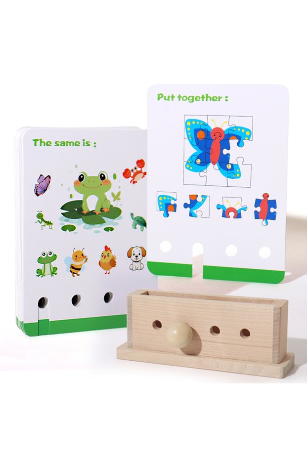 NB195C2-2 Logic Puzzle Game Educational Toy Set for Kids Logic Unlocking Game Alphabet Learning Acti