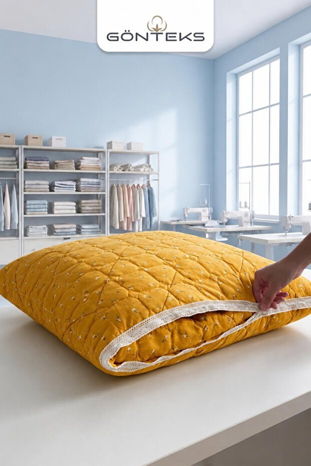 Surprise Pillow & Quilted Guest Pique Set for Single Person