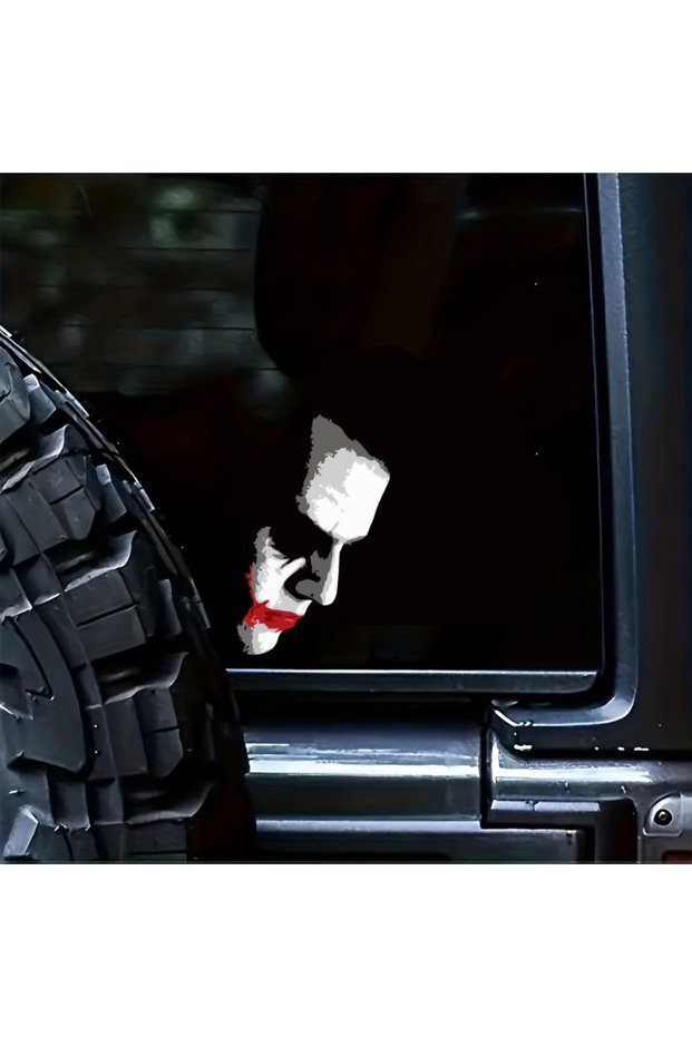 1 Pc DC Joker Heath Ledger Side Face Body Glass Tram Computer Trolley Case Sticker