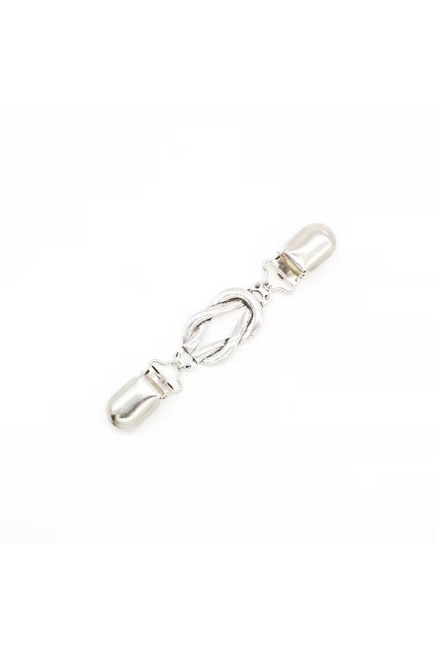 Style A 1PC Vintage Duck-Mouth Pearl Clip for Cardigan Shawl Shirt Collar, Beaded Brooch Jewelry Acc