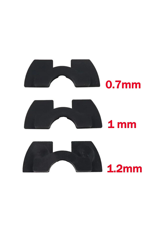 black 3PCS Front Fork Damping Pad Electric Scooter M365 Parts Rubber Shake Reducers for XIAOMI M365