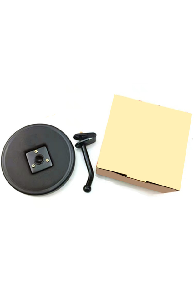 1pc Truck Tricycle Reversing Mirror Convex Mirror with Rod Small Round Mirror Auxiliary Mirror Lower