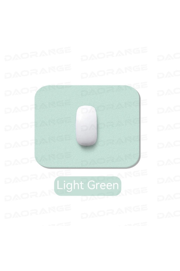 Light green Creative Universal Anti-slip Mouse Pad Leather Gaming Mice Mat New Desk Cushion Fashion