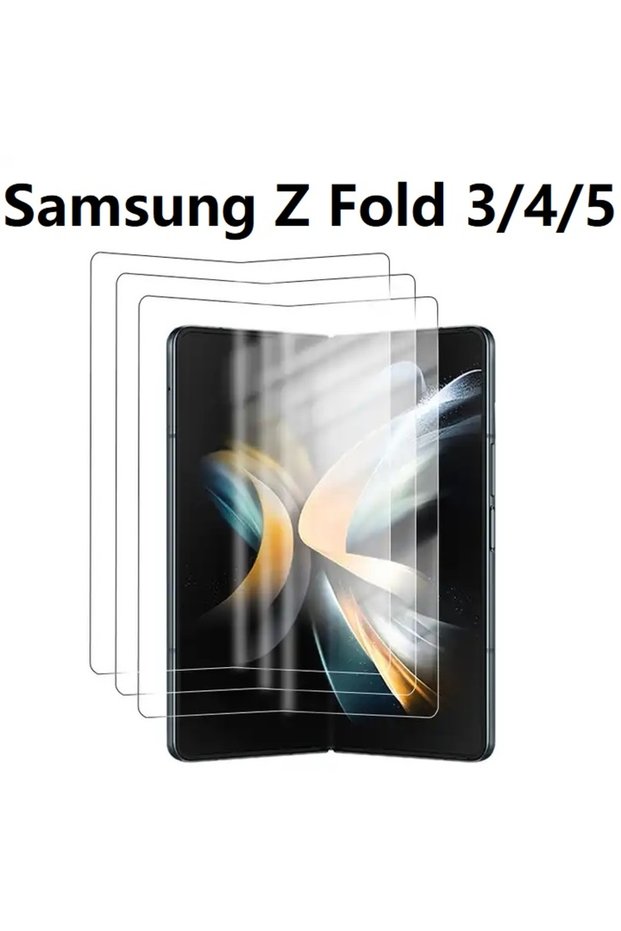 Inside Hydrogel Film 2Pcs Samsung Z Fold 5 2Pcs Full Cover Hydrogel Film For Samsung Galaxy Z Fold 3