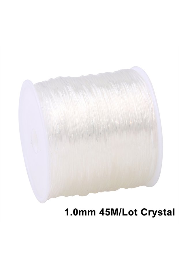 1.0mm 45M 0.5-1.5mm Elastic Cord String Transparent Elastic Thread For Jewelry Making Diy Bracelet N