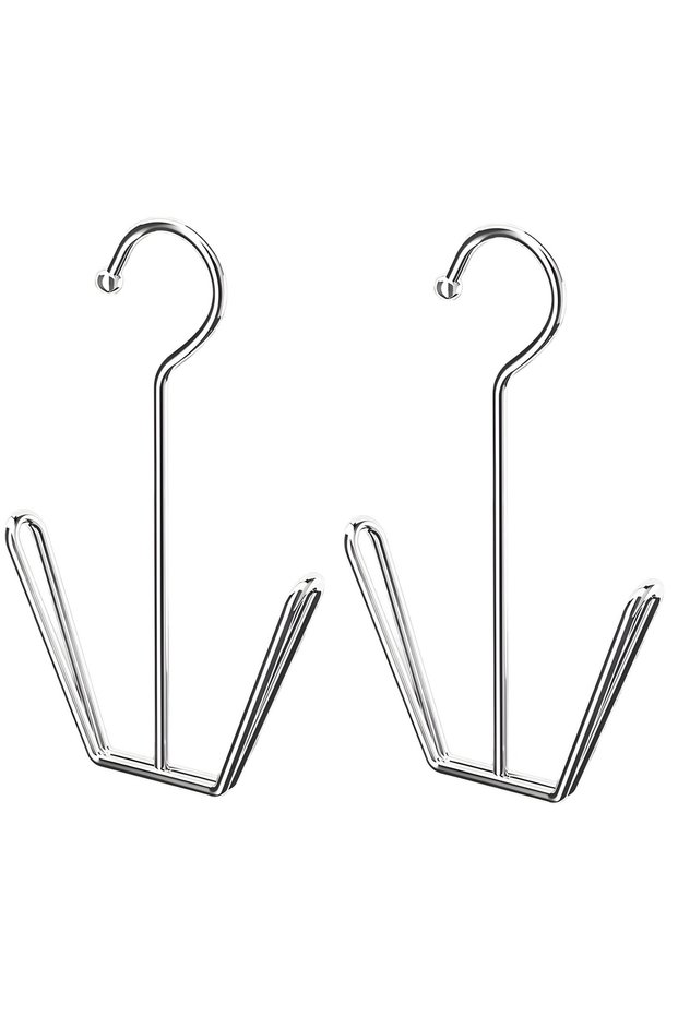 2pcs 2pcs Stainless Steel Shoe Rack Hanging Drying Rack Bathroom Organizer Space Saving Multi-Funct