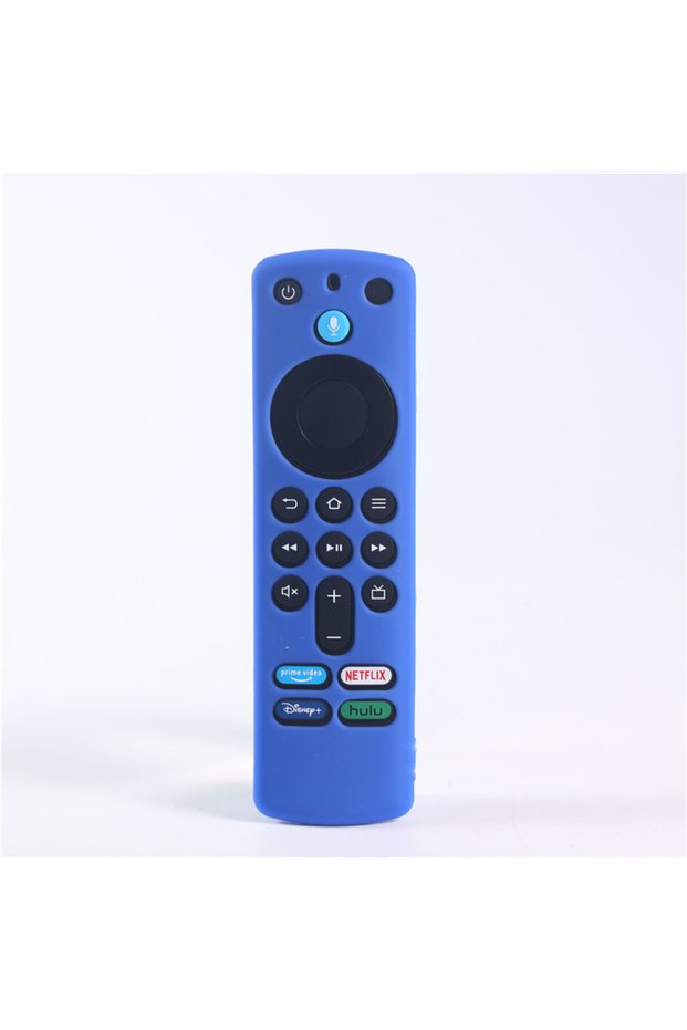 Blue Silicone Protective Cover for Fire Stick 4K MAX 3rd Gen Remote Glow-in-the-Dark Anti-Drop Dustp