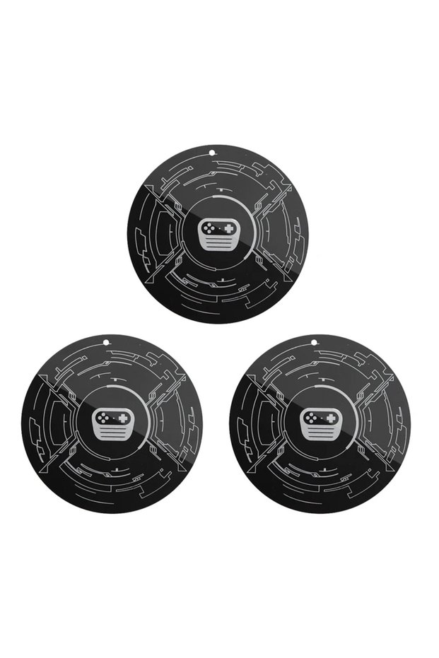 3pcs-Circle Mobile Phone Metal Plate for Magsafe Magnetic Holder Back Sticker Radiator Thin Iron She