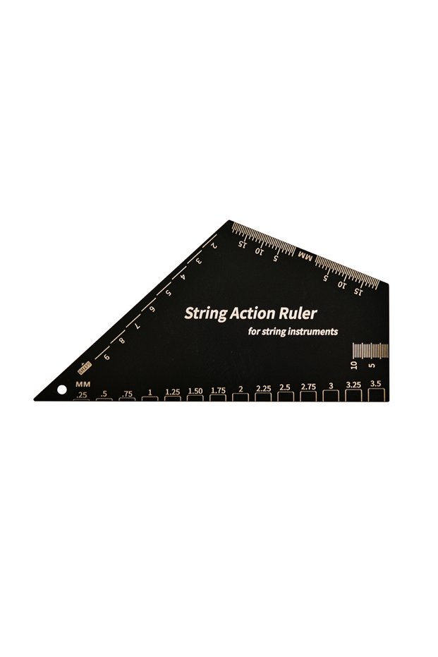 Stainless Steel Guitar Strings Action Height Ruler Guitar Leveling 2 In 1 Luthier Tool For Guitar Uk
