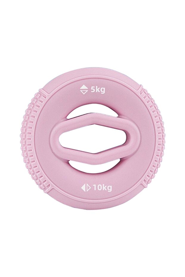 Pink 5 to 10kg Hand Grip Strengthener Hand Finger Exerciser Forearm Rings Hand Exerciser Silicone Sq
