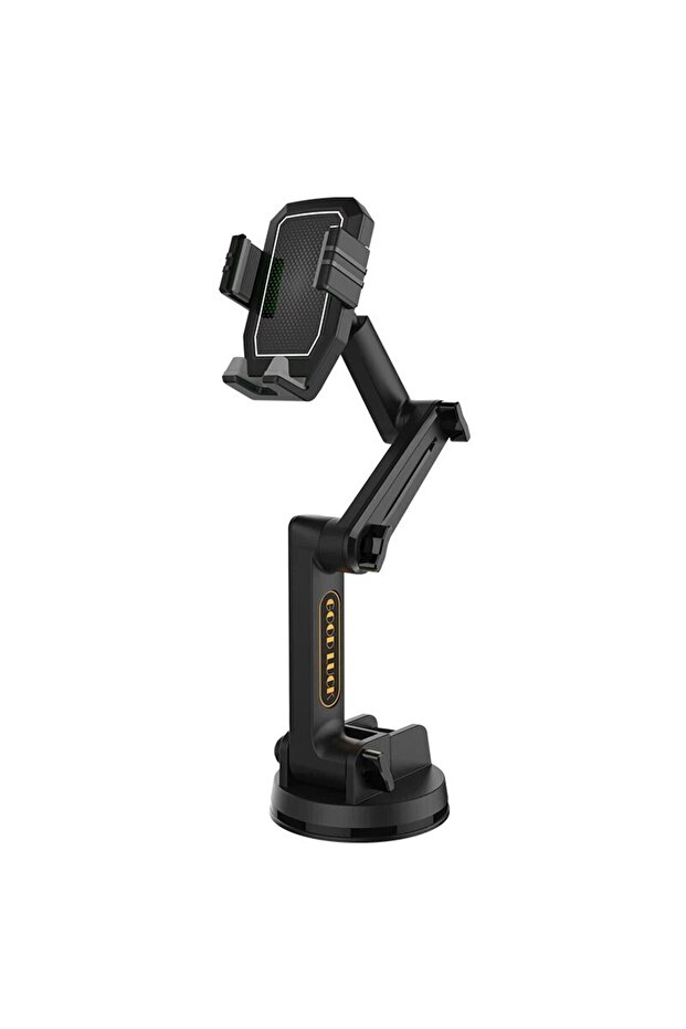 Grey Truck Phone Holder Mount Heavy Duty Cell Phone Holder for Dashboard Windshield 16.9 Inch Long A
