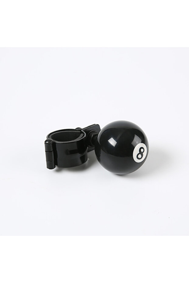 black8 Black No. 8 Billiards Shape Steering Wheel Booster, Car Steering Wheel Booster, Personalized