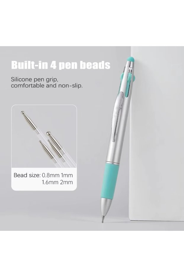 green New 5 in 1 Nail Dotting Pen Nail Art Dotting Tools Nail Design Art Tip Dot Paint Manicure Kit