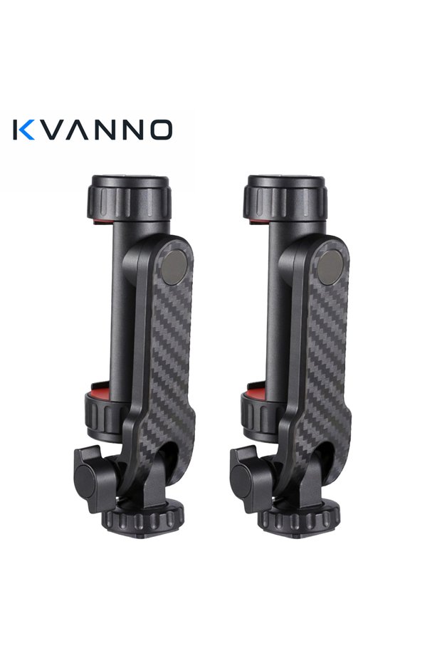 Phone Clip 2PCS KVANNO 360° Universal Mobile Phone Clip Holder for iPhone Samsung Xiaomi 1/4" Screw