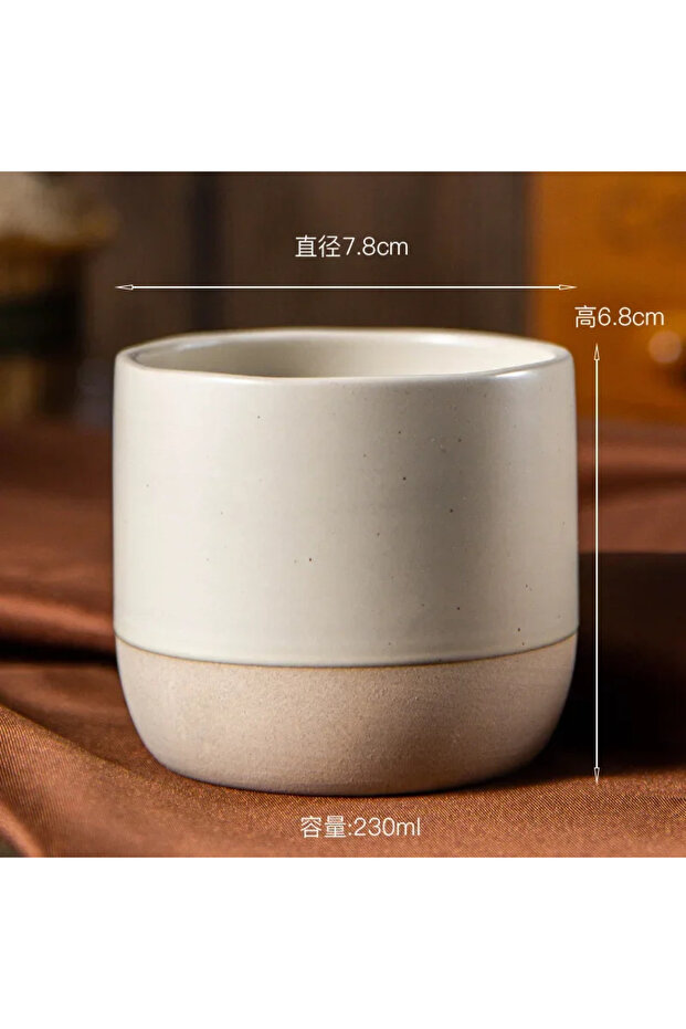 <200ml Large Vintage Coffee Mug 100ml 180ml 230ml ceramics Tea cup Japanese-style cafes Drinkware St