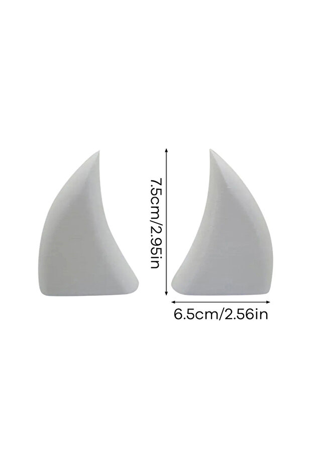 6.5x7.5cm Car Front Grille Teeth Decor 3D Printed Vampire Tooth Decor Suitable for Cars Truck or SUV