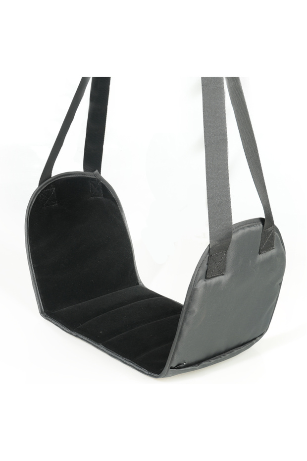 heiserongbu Newest Airplane Foot Hammock Airline Foot Rest With Removable Pad Adjustable Strap Foot