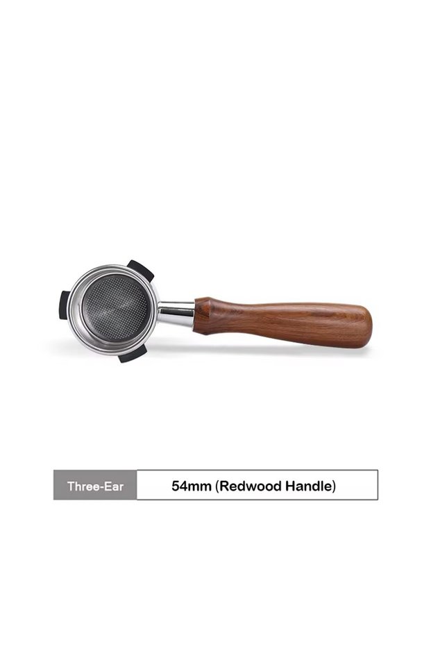 54mm rosewood-A 54mm Coffee Bottomless Portafilter For Breville 870 878 880 Replacement Filter Baske