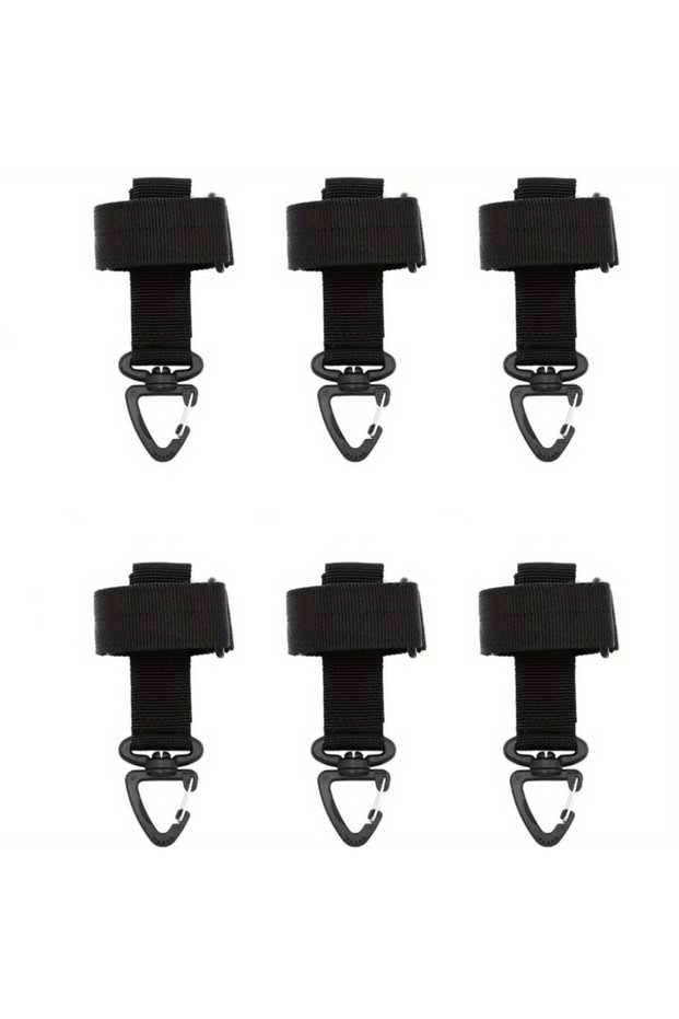 BK-6PCS 1/3/6 Pcs New Multi-purpose Nylon Gloves Buckle Tactical Glove Hook Safety Clip Outdoor Hiki