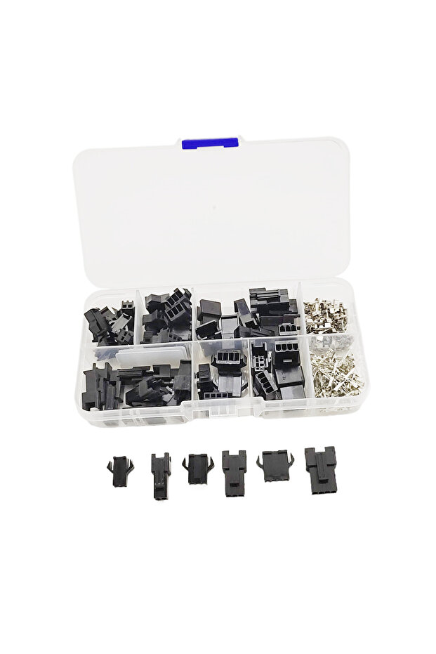 SM 2.5mm 1Box JST ZH PH XH MX Connector Kit - 1.25/1.5/2.0/2.54mm Male Female Housing & Crimp Termin