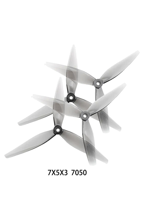 7X5X3 7050 2Pair HQProp 7X3.7X3 7037 / 7X5X3 7050 / 7X4.5X3 7045 / 7.5X3.7X3 7037 3-Blade PC FPV Pro