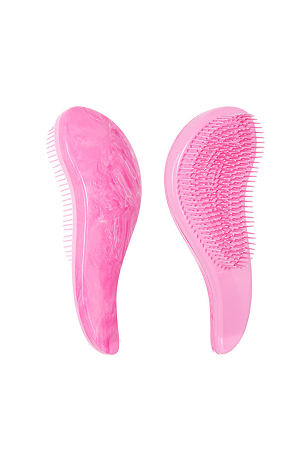1pcs Mixed R-Red 1pcs Magic Detangling Hairbrush Soft Wheat Straw Scalp Massage Comb Anti-static Gen
