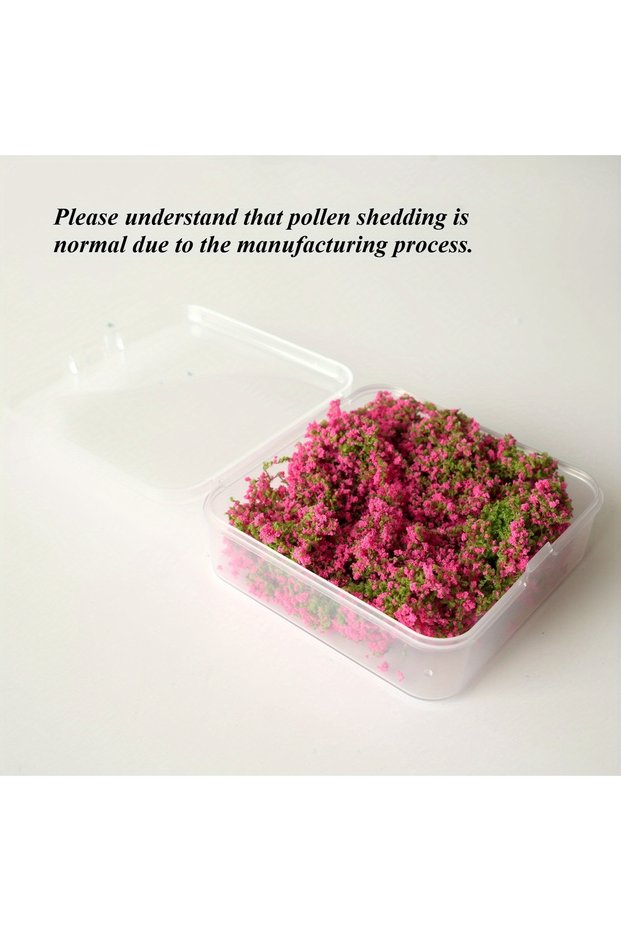 Rose Red 1box Miniature Model Colorful Flower Vines, Simulation Vine with Storage Box for DIY Mini M