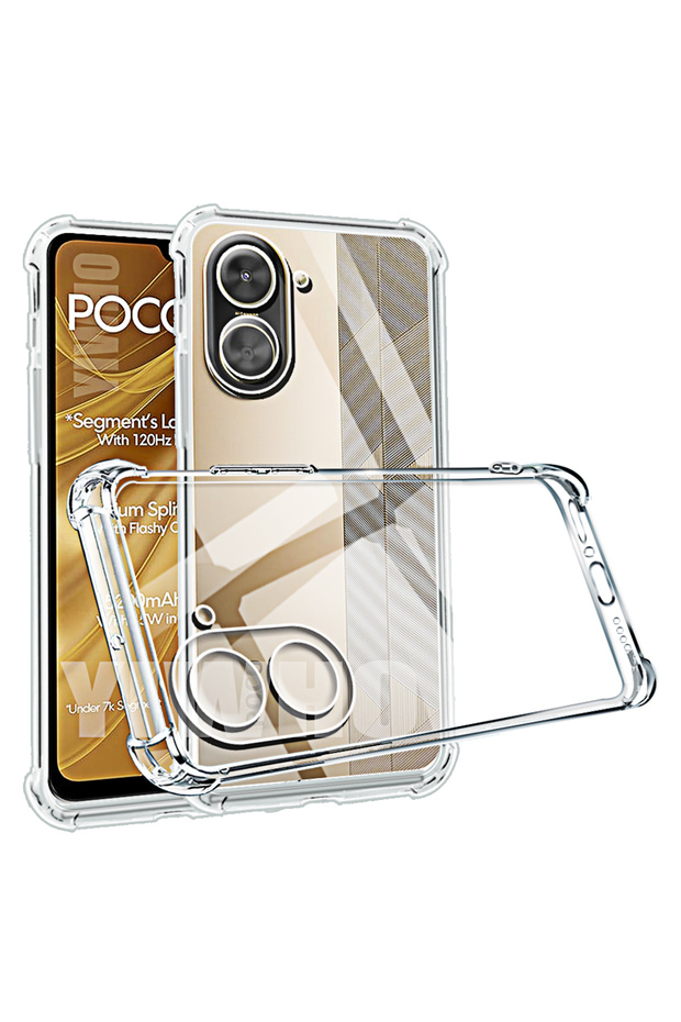 Poco C65 Shockproof Phone Case for Xiaomi Poco C71 Transparent Clera Back Covers on Poxo Pocco Poco