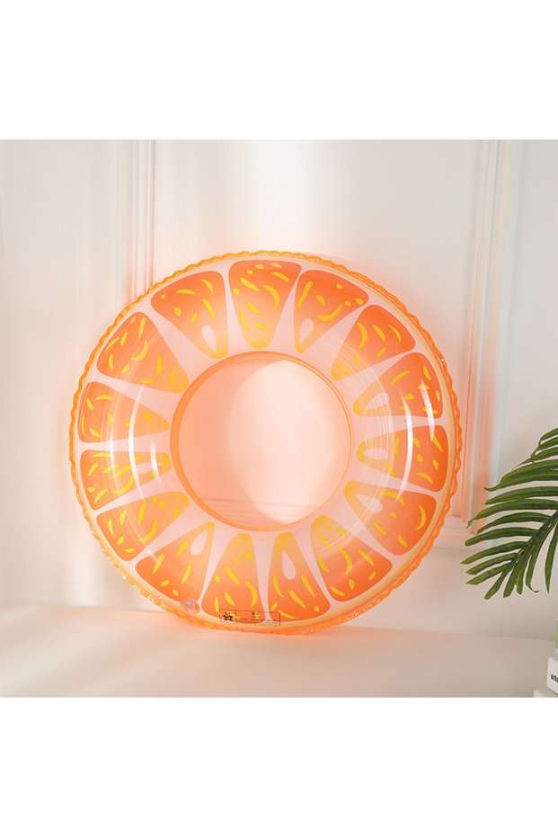 tangerine Swimming Ring Fruit Styling Adult Swimming Ring Summer Swimming Essential Supplies Beach P