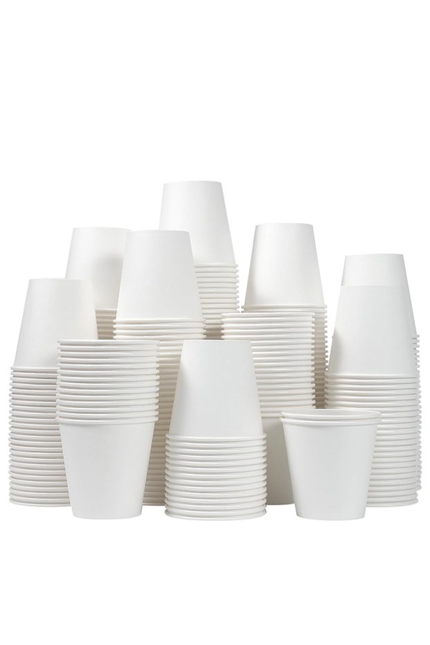 100PCS white 50/100PCS White Disposable Paper Cups Small Durable Bathroom Mouthwash Cups Suitable fo
