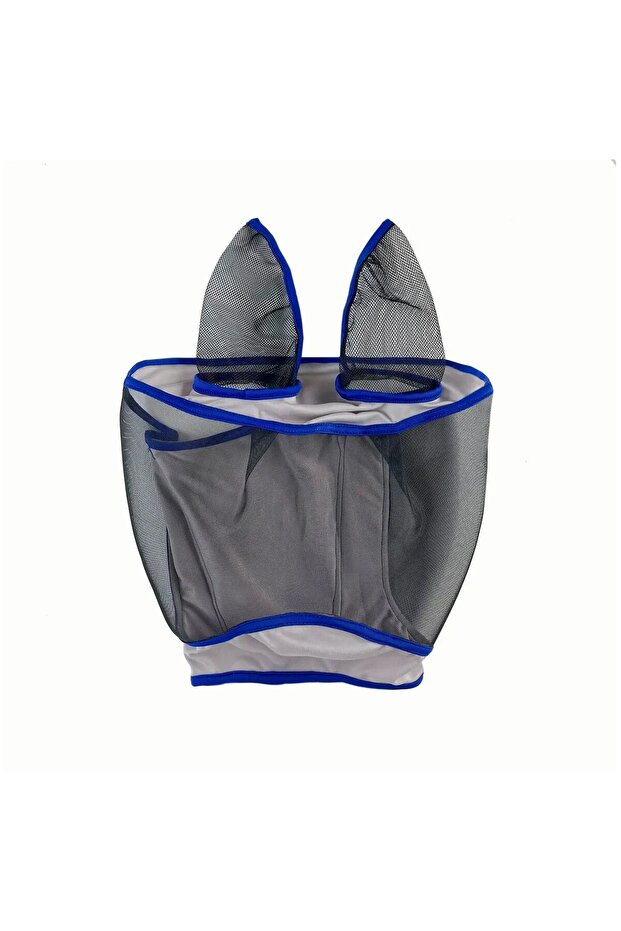 Grey New Horse Flying Mask Mosquito Fly Proof Horsehead Cover Sunshade Mesh Ventilation Adjustable E