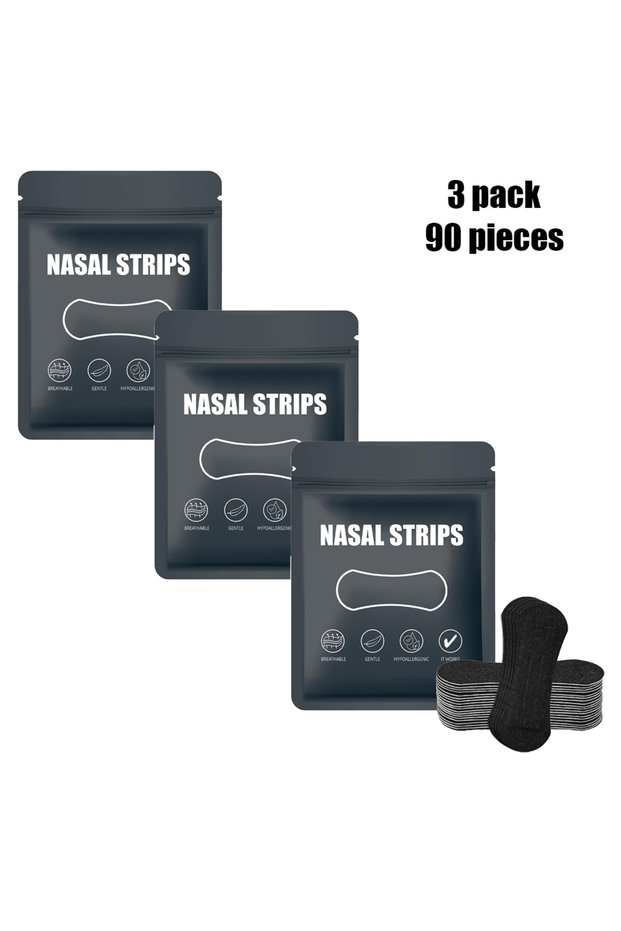 3 pack-90 pieces Anti Snoring Nose Strips for Breathing Correction 30/60/90/150 Pieces Breathable Na