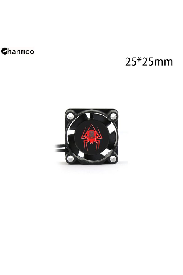 25X25mm RC Universal Cooling Fans 25/30/35/40/45/50mm Plastic Cool Fan for 1/8 1/10 1/16 RC Car Moto