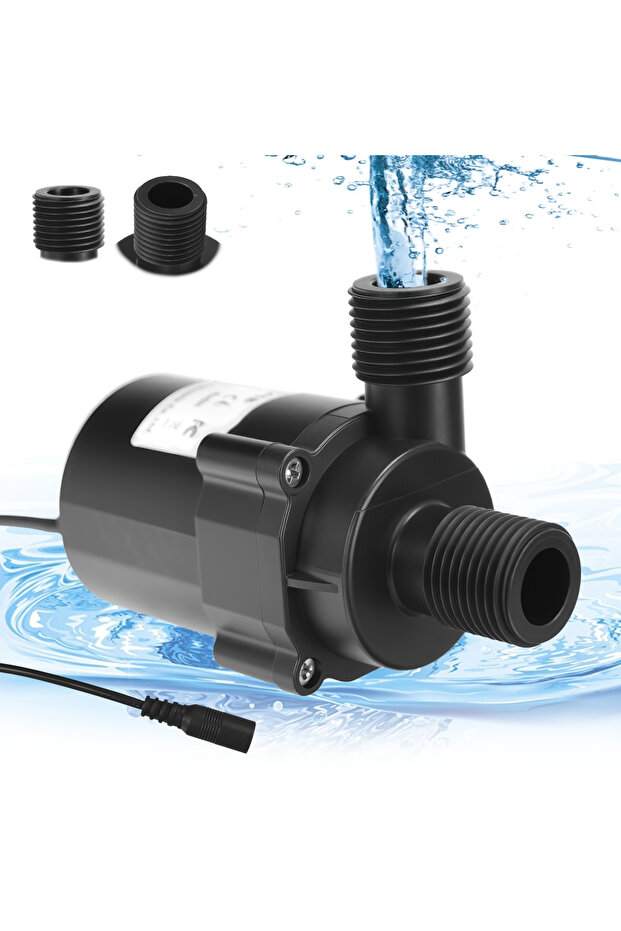DC 12V 40W Brushless Water Transfer Pump Ultra-quiet DC12V 1200L/H Portable Submersible Water Pump I