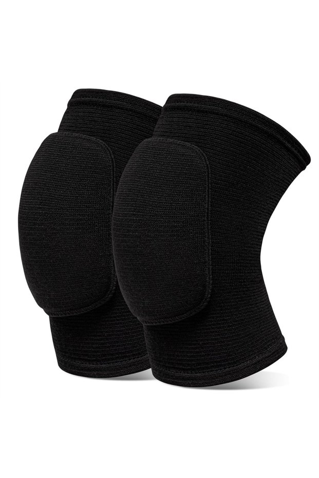 S all black Volleyball Knee Pads for Dancers Men Women Kids Soft Breathable Knees Protective Footbal