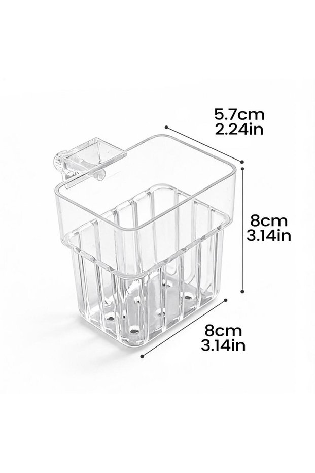 Clear Transparent Hangable Aquarium Plant Holder Pot for Fish Tank Hydroponic System Indoor Workplac