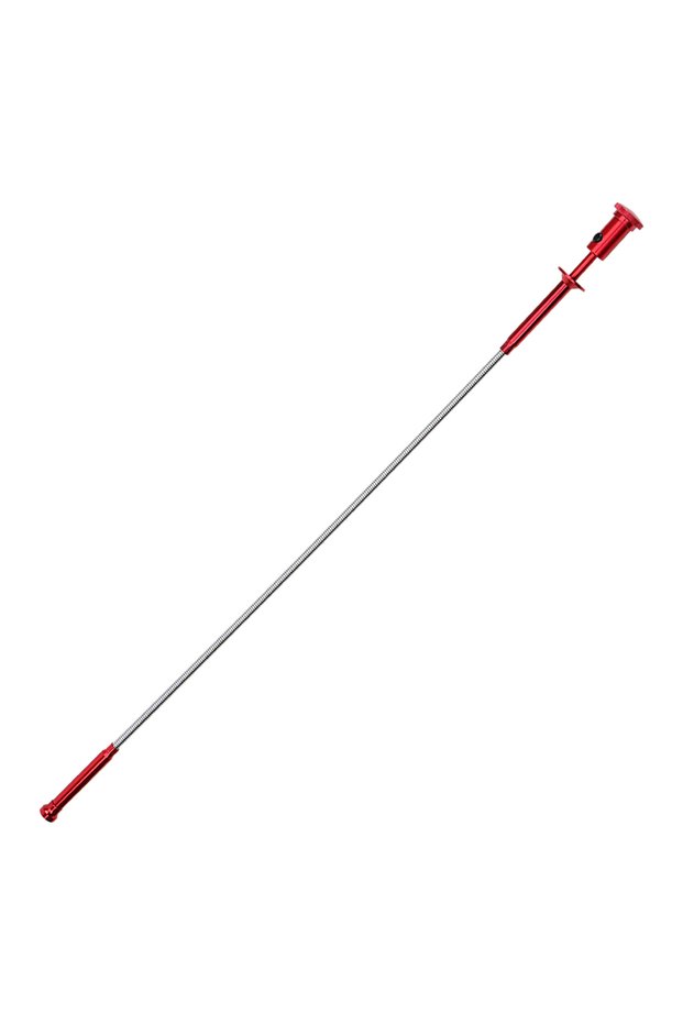 Red Magnetic Long Spring Grip Magnet + 4 Claw + LED Light Flexible Pick Up Tool Sewer Cleaning Picku