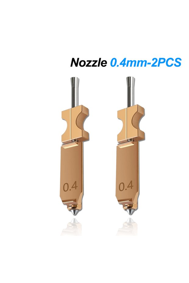 0.4 2Pcs For Flashforge AD5X Nozzle Upgrade Detachable 0.4 0.6 0.25 0.8mm for Flashforge AD5X Hotend